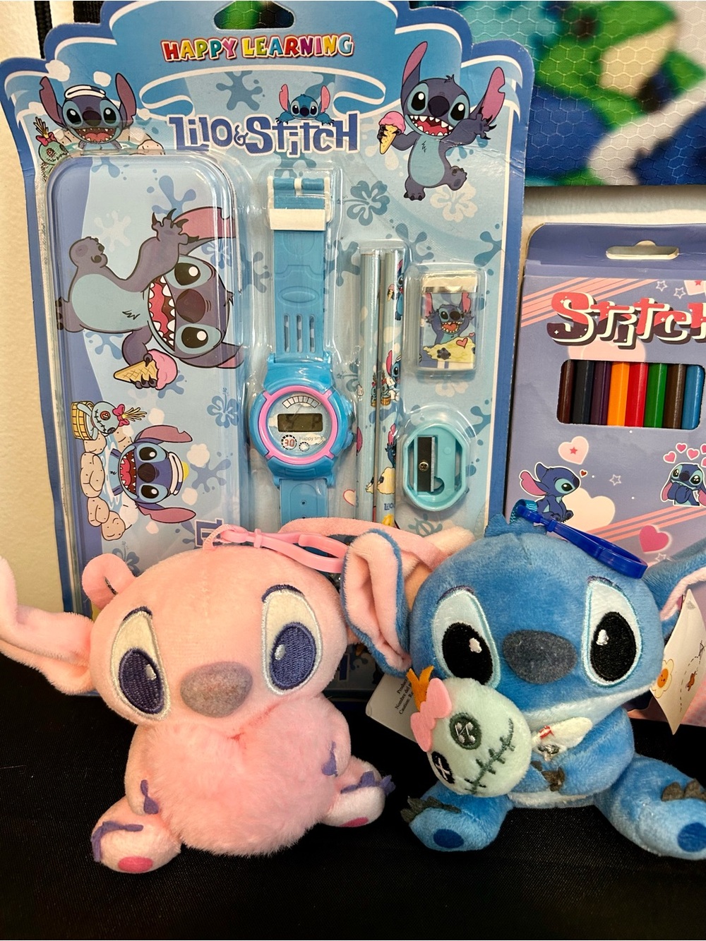 Stitch Kids Drawstring Backpack and Toy Set - Picture 2 of 5